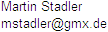 Martin Stadlers E-Mail