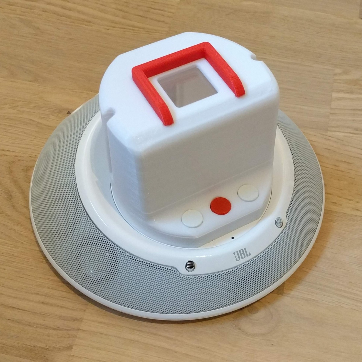 The empty case, fully assembled