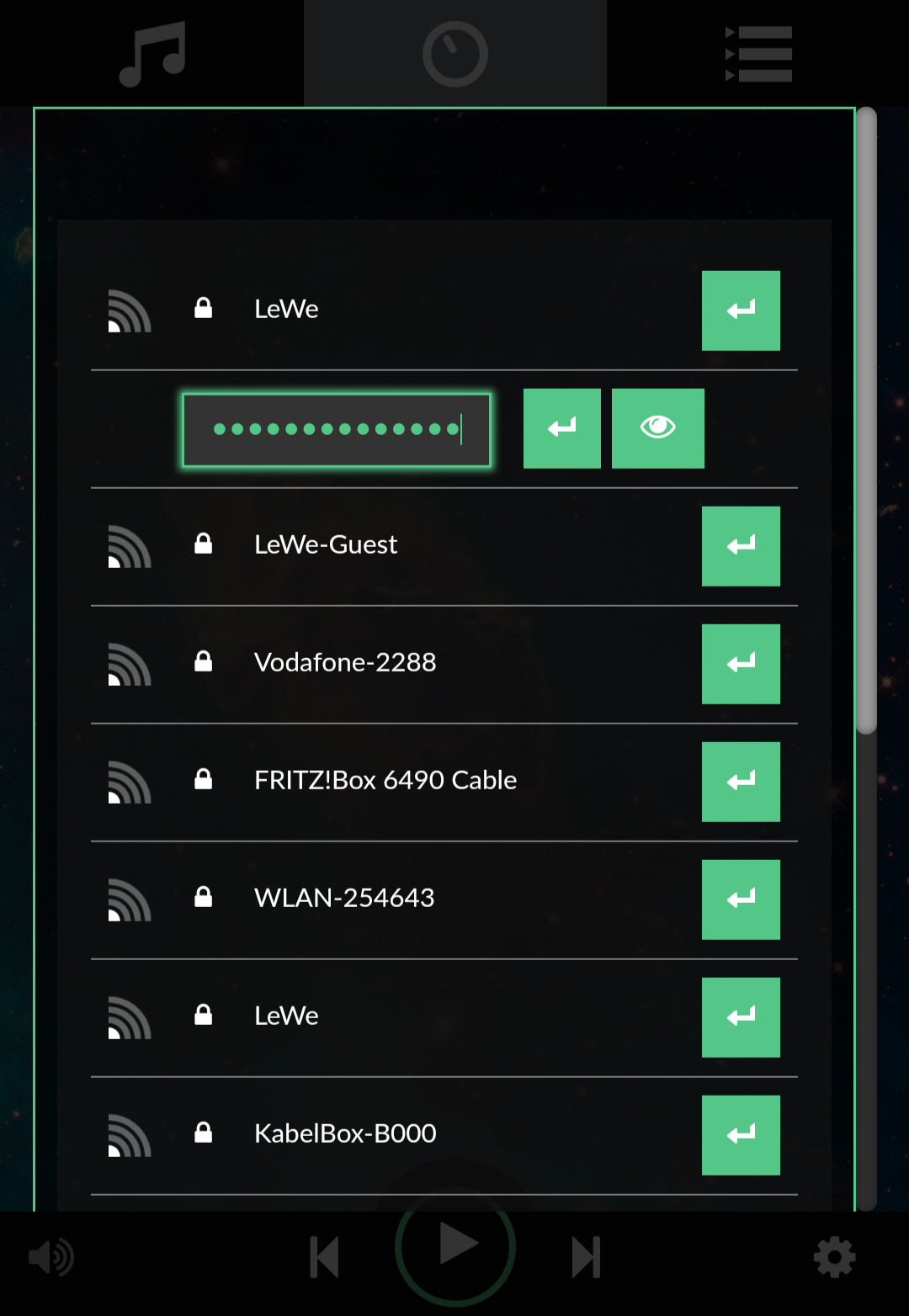 Connect to your local network