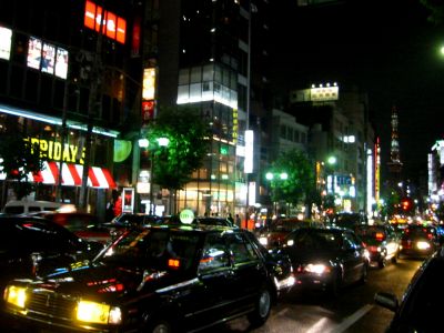 Tokio-Rippongi mit dem Tokio Tower